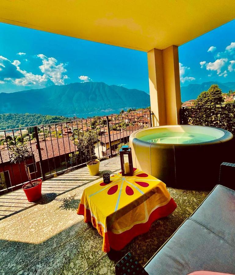 Magic View With Whirpool Apartment Lenno Bagian luar foto