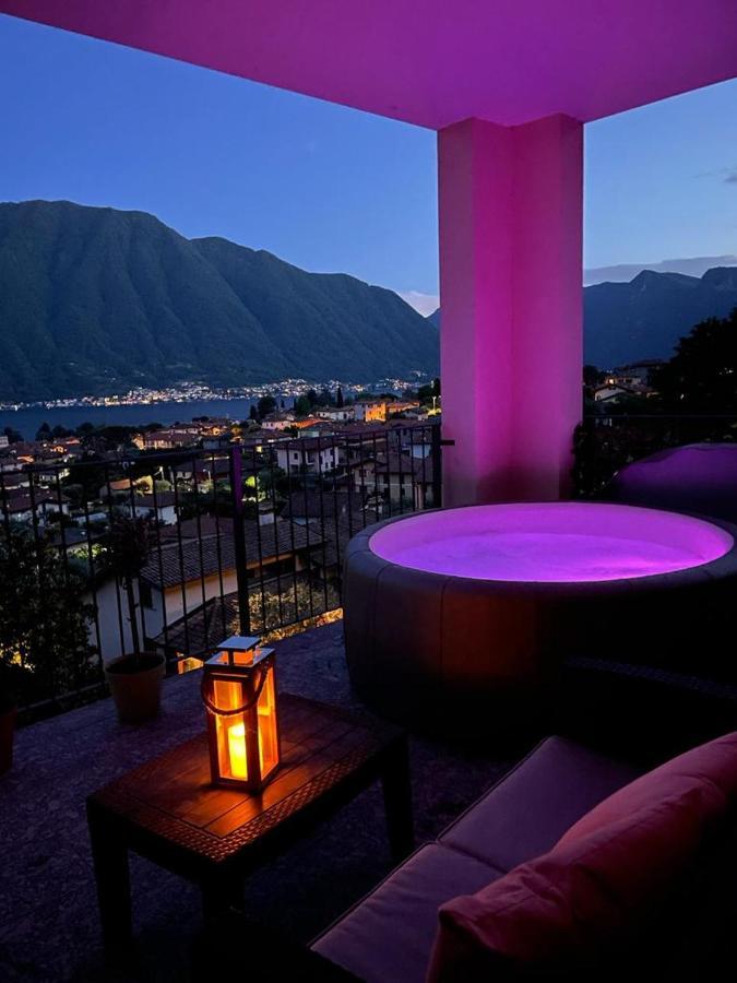 Magic View With Whirpool Apartment Lenno Bagian luar foto