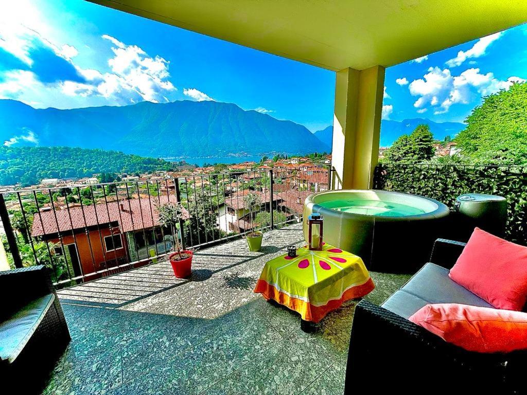 Magic View With Whirpool Apartment Lenno Bagian luar foto
